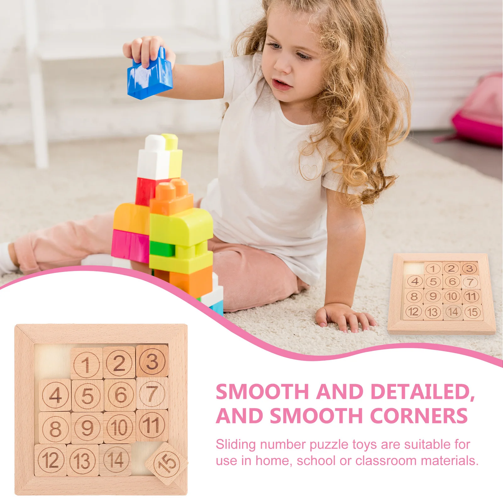 

Educational Slide Number Puzzle Board Kids Iq Development Tool Early Learning Cognitive Math Building Activity