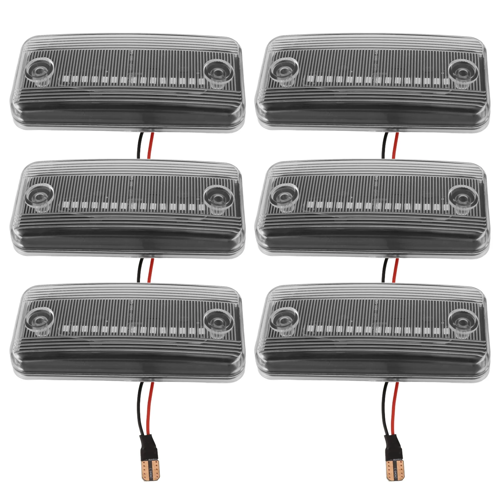 6 прозрачных светодиодных боковых габаритных фонарей для Fiat Ducato III Iveco Daily IV DAF LF XF CF 5010306792