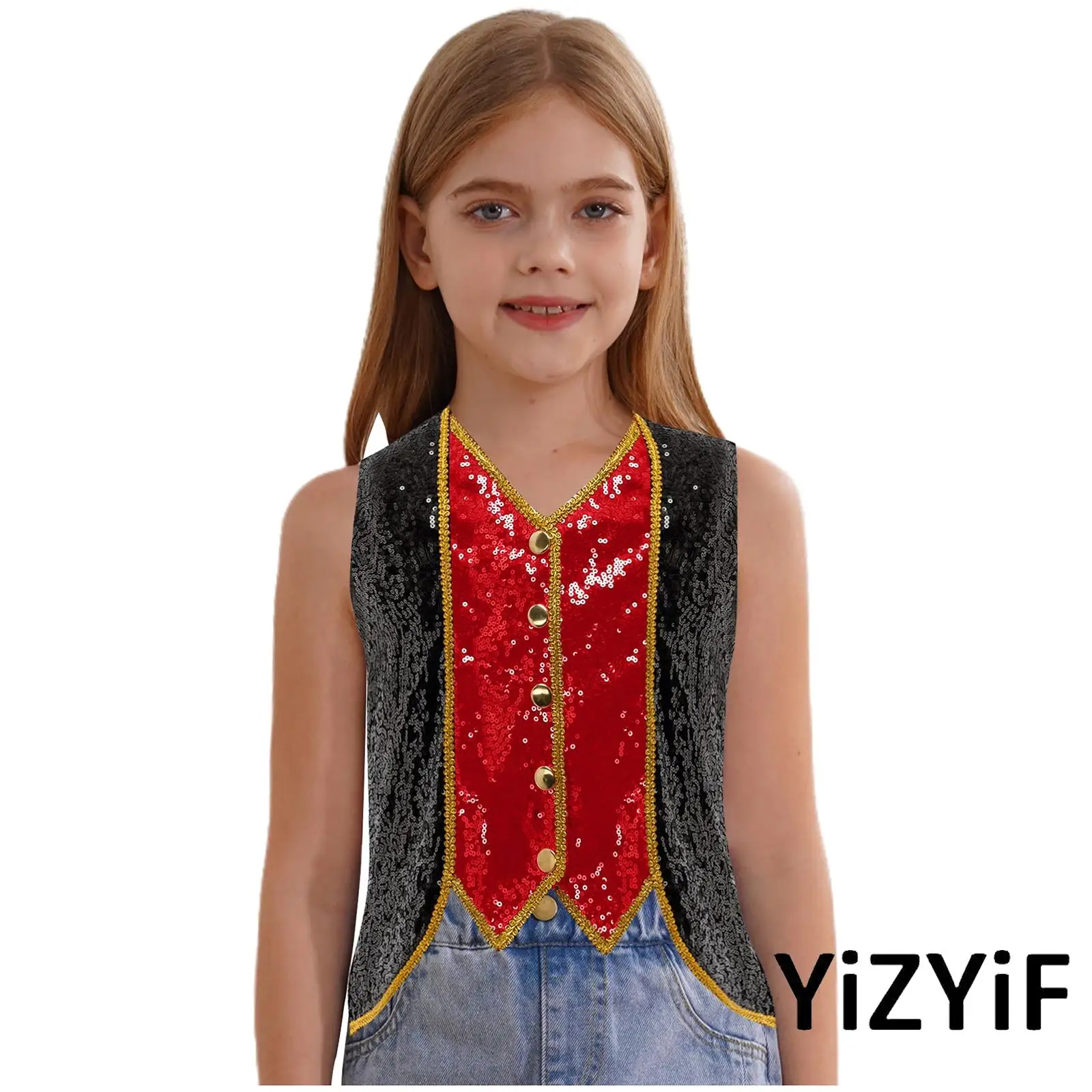 

Kids Unisex Medieval Renaissance Costume Prince Princess Retro Victorian Vest Steampunk Vest Carnival Halloween Cosplay Costume