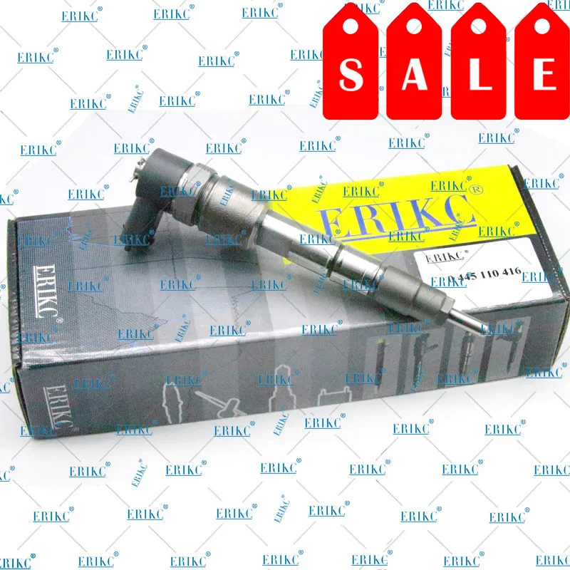 ERIKC Diesel Fuel Injectors 0 445 110 416 High Pressure Common Rail Injector 0445110416 Fuel Spray Gun Set 0445 110 416