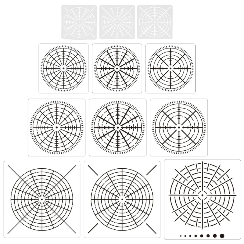 F92B Geometric Dot Painting Tool for Painting on Fabric Canvas Glass Rock