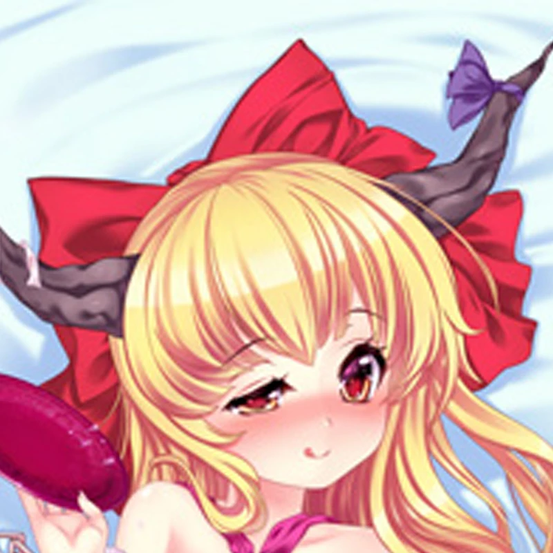 Anime Dakimakura Pillow Cover Suika Ibuki Double Sided Print Pillow Case 120cm-180cm Custom Cartoon Character DIY Home Decor