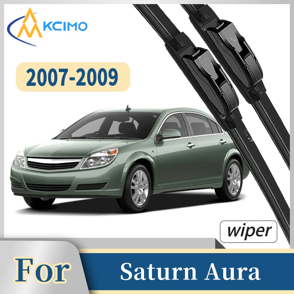 

Premium Rubber Front Windscreen Wiper Blades For Saturn Aura 2007-2009 Quiet Smooth Wiping Waterproof Windshield Kit 2Pcs