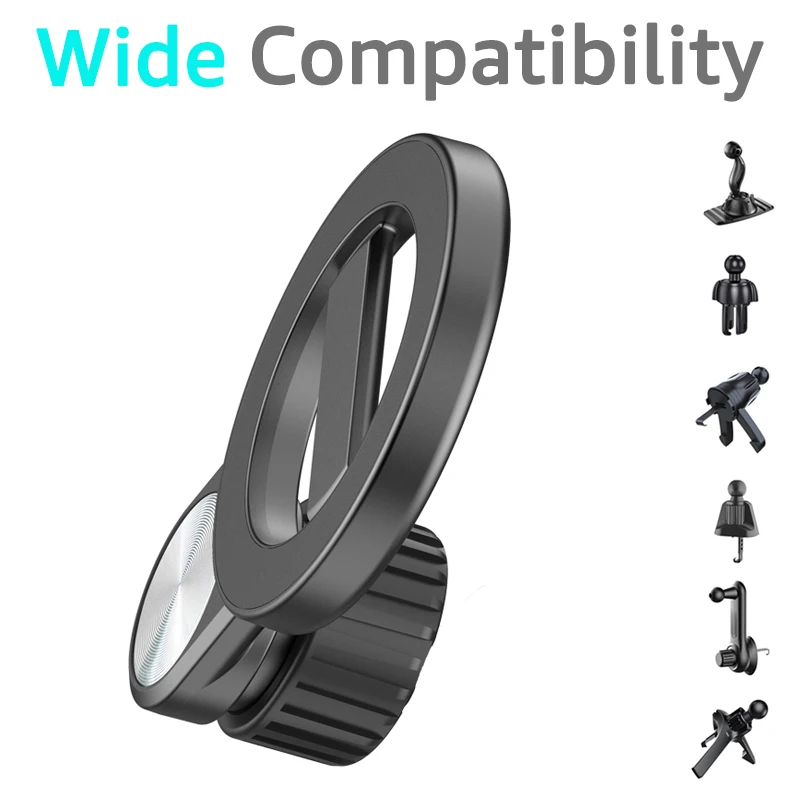 Magnetische Halterung Magnetfuß 17mm Kugelkopf-Loch Kompatibel mit iPhone 16 17 für MagSafe Magnet Auto-Handyhalterung Zubehör – Detail 5
