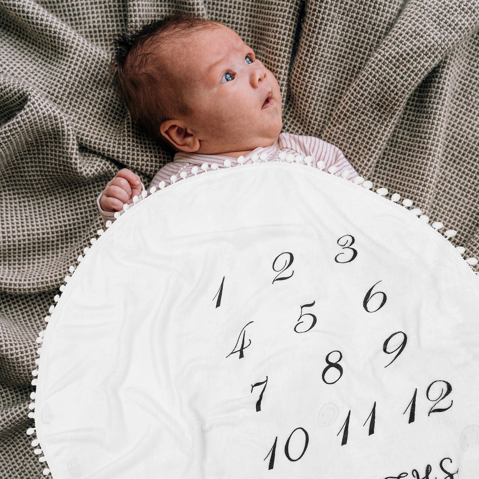 

Мягкое фланелевое детское одеяло для фотосъемки, пеленание для новорожденных, 120X150 см, большой размер, для холодных дней, для детского душа, крещения