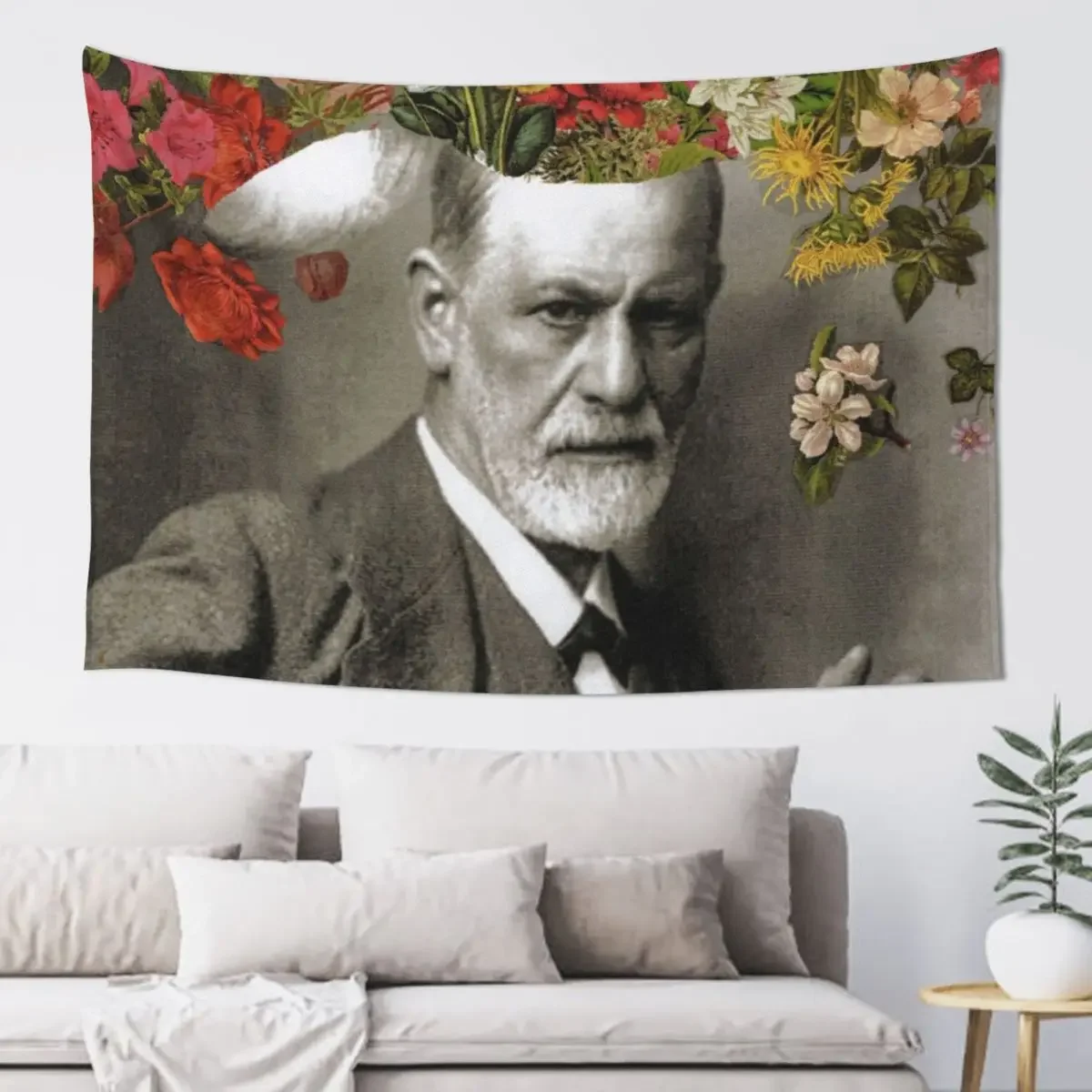 Freud Tapestry Cute Room Things Aesthetic Decoration Tapestry