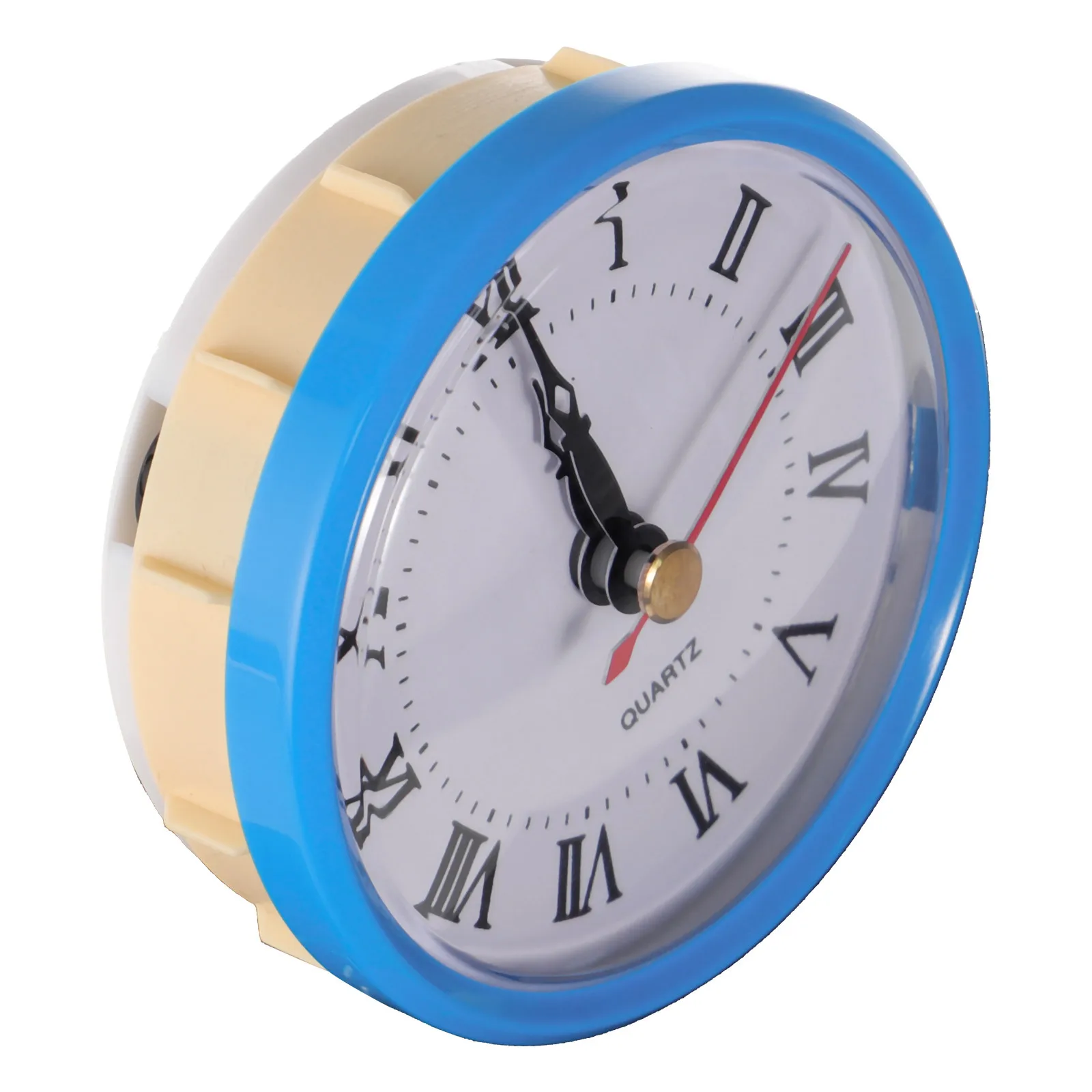 

Vintage Round Clock Insert with Quartz Movement Simple Numeral Dial for Home Office DIY Wall Clock Head Replacement Part