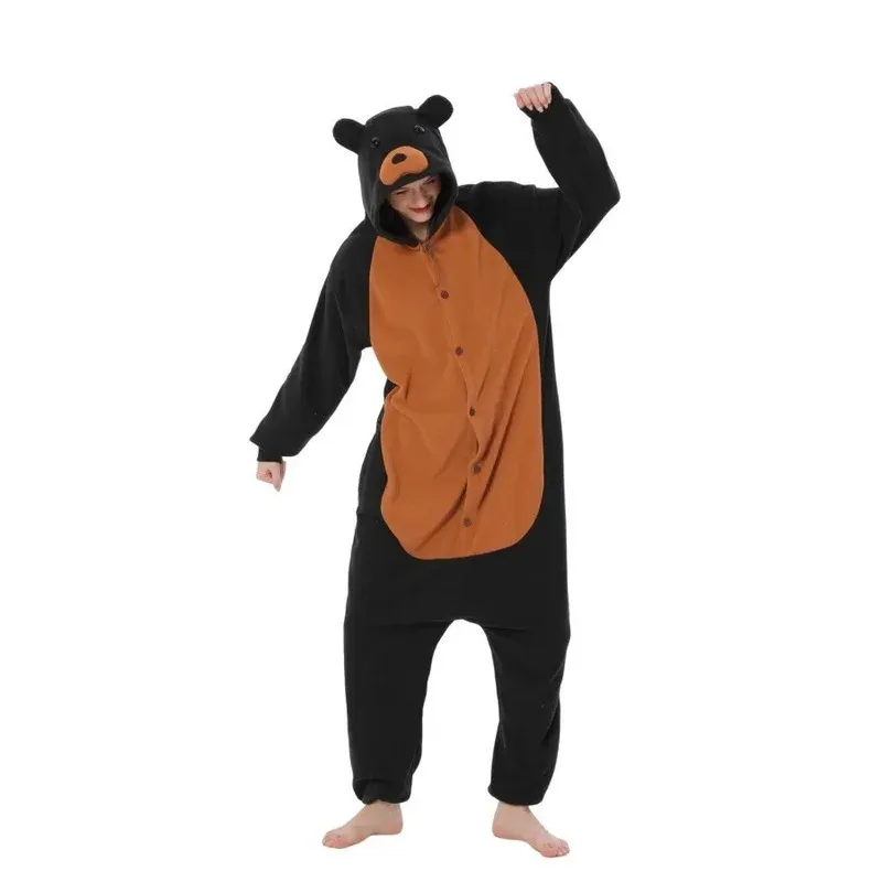 

Violent Bear Pajamas Stich Halloween Costume Children Lingerie Cartoon One-piece Stitch Pajama Adult Romper Evening Dress Onesie