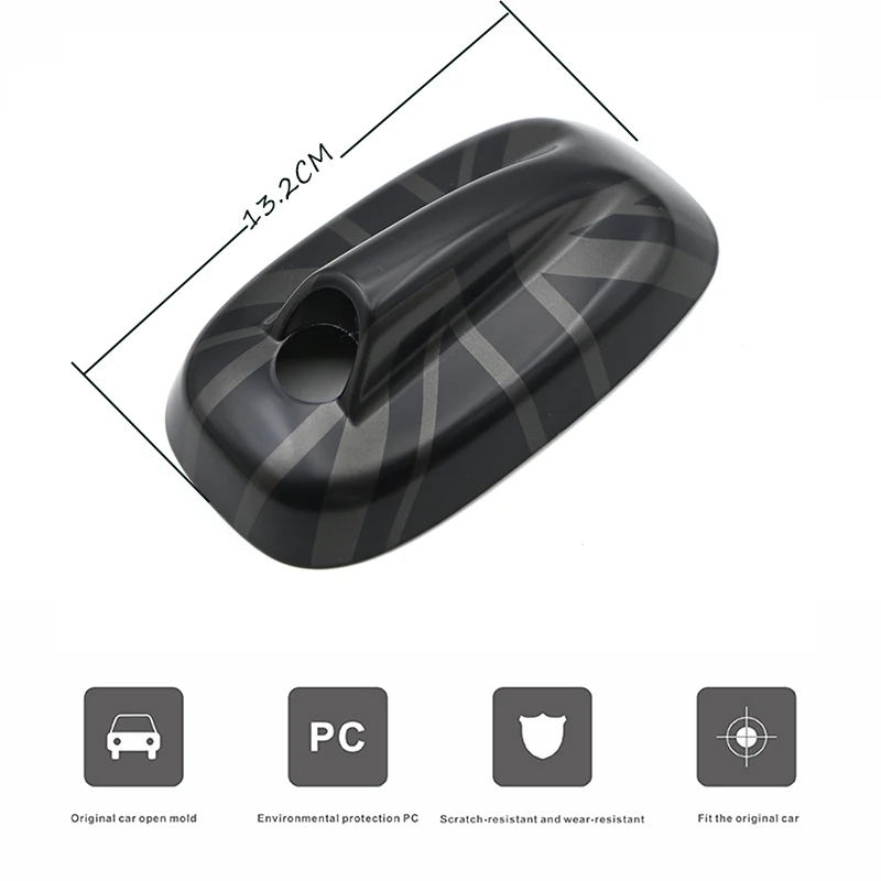Union Jack Antenna Aerial Base Decoration Case Sticker Cover For Mini Cooper S JCW F55 F56 Car Styling Car Accessories