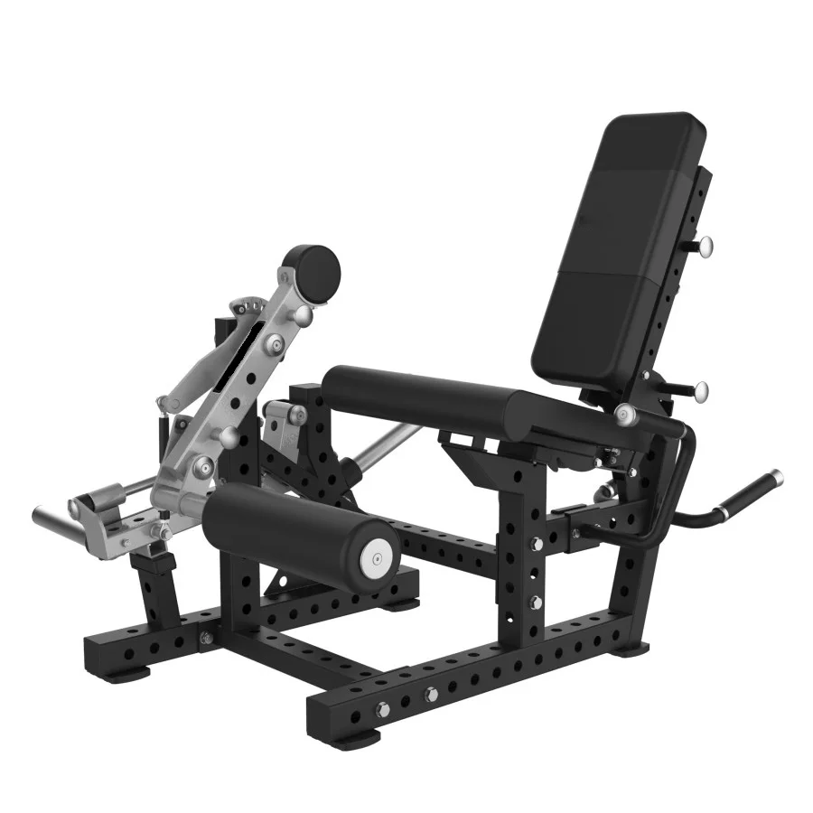 Professional Commercial Plate Loaded Lower Body Leg Exercise Machine Home Gym Use 2-in-1 Prone & Seated Curl Extension