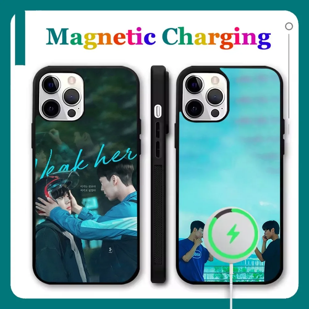 

W-Weak Hero Class 1 Phone Case For iPhone 16,15,14,13,12,11,Pro,Max,Plus,Mini,SE New Magsafe Magnetic Wireless Charging