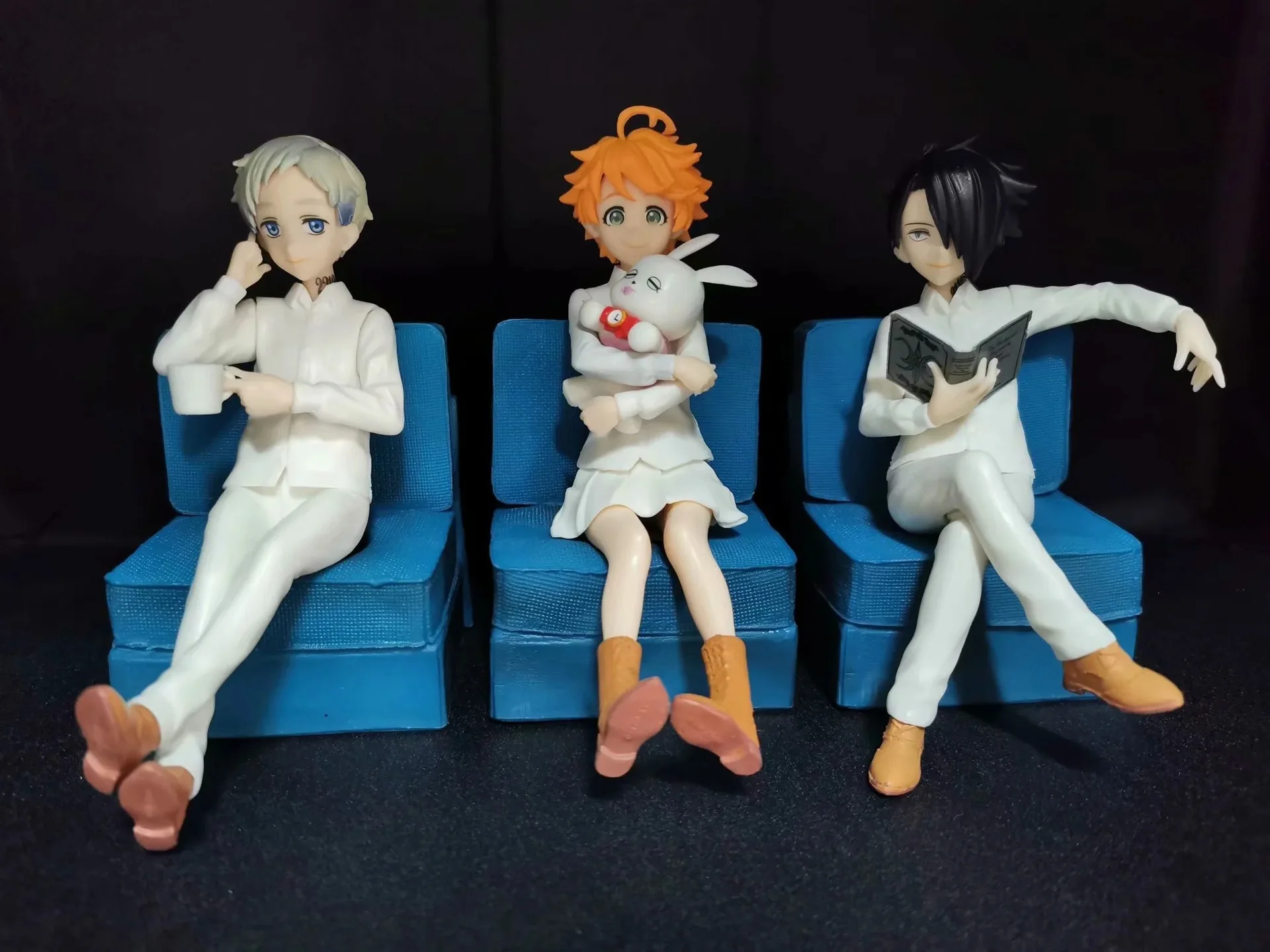 The Promised Neverland Emma Norman Ray PVC figuras de acción de juguete 130mm la figura de Anime Promised Neverland