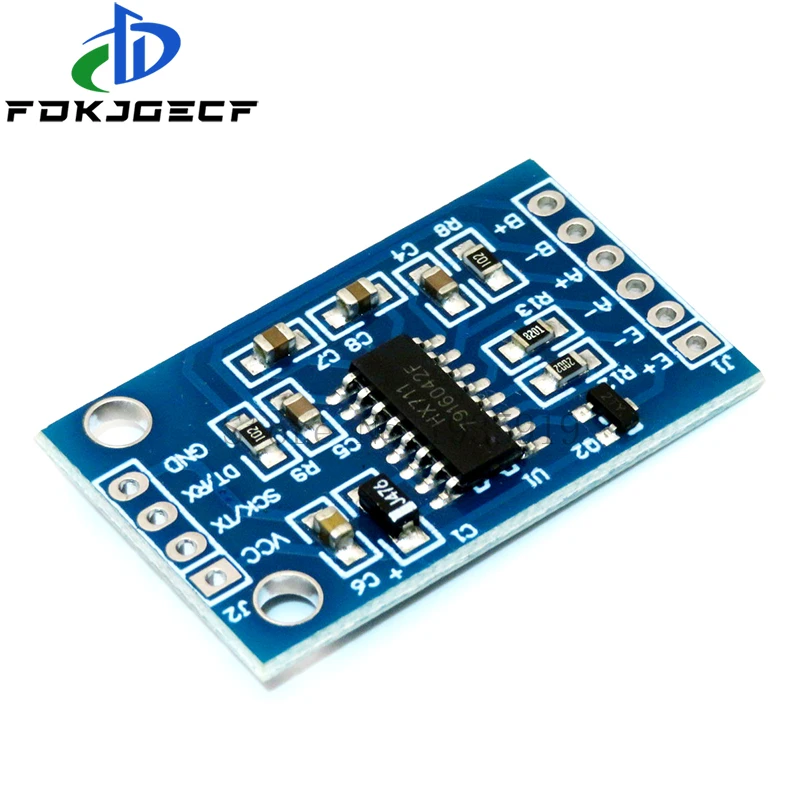 HX711 AD serial port module single-chip electronic scale weighing sensor 24-bit precision pressure sensor