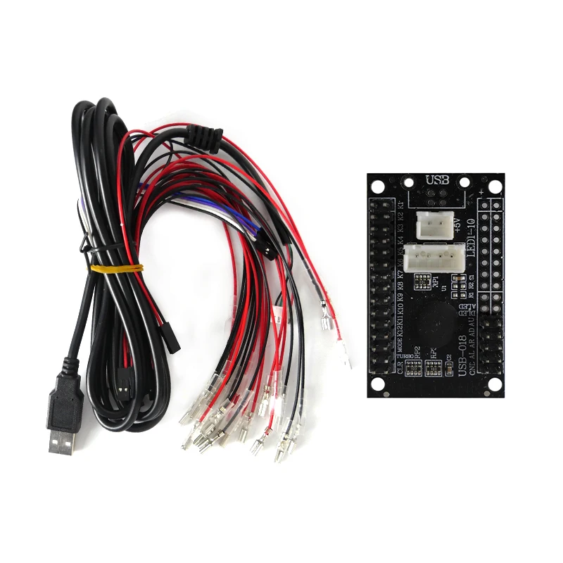 USB 2.0 Black Control Card PC Version Arcade Accessories USB Game Control Card