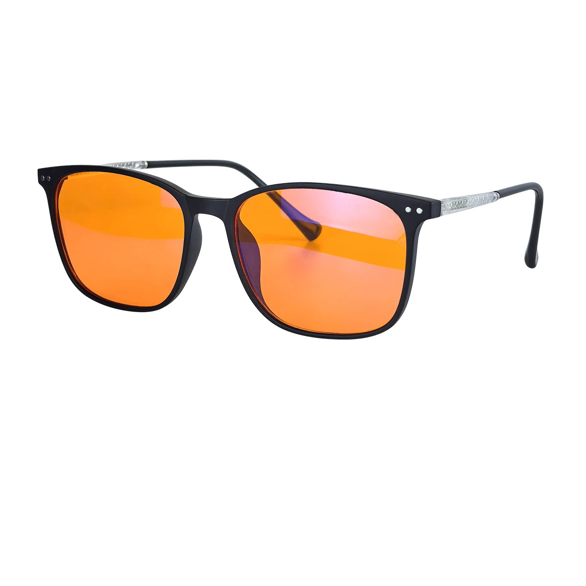 SHINU Orange Lens Glasses Blue Light Glasses for Computer or Long Time Gaming Eyeglasses Tr90 Frames
