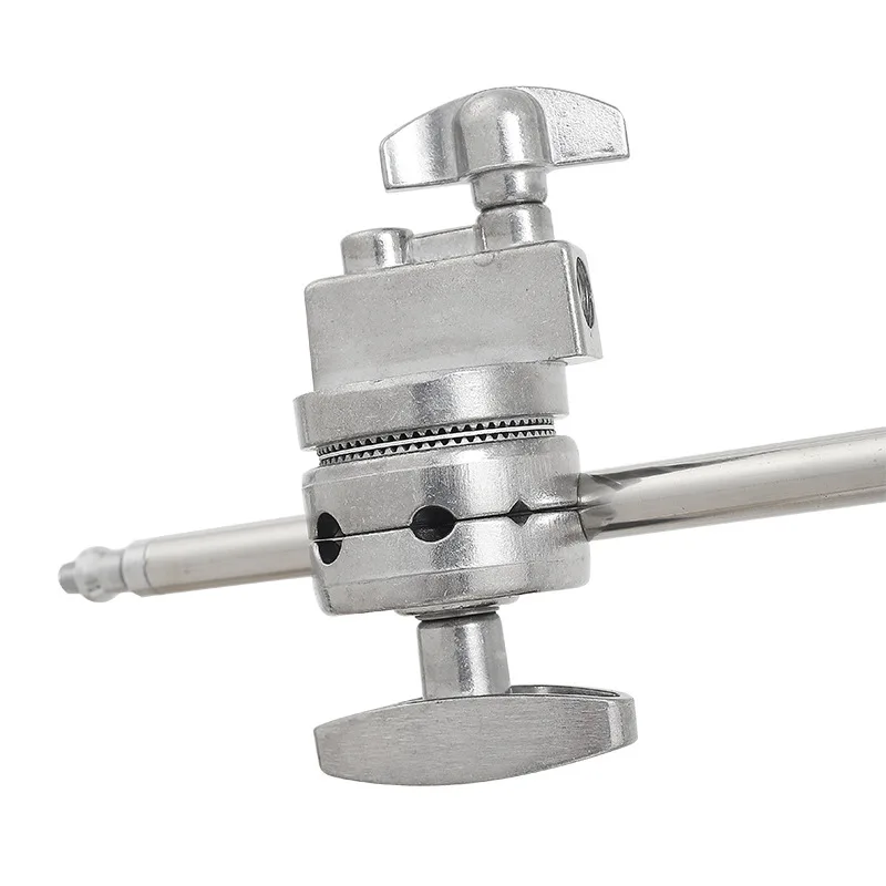 Stylish-Metal Heavy Duty Grip Head C-Type Photography Magic Head Turntable Mounting Adapter For Light Stand