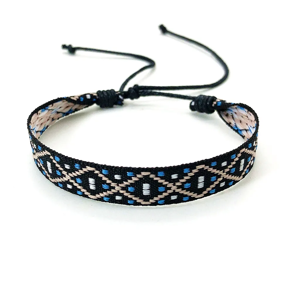 New arrival Boho Bohemia Weaved Man Bracelet for Women Ethnic Friendship Rope Wrap Bracelets &Bangles Jewelry Wholesale Dropship