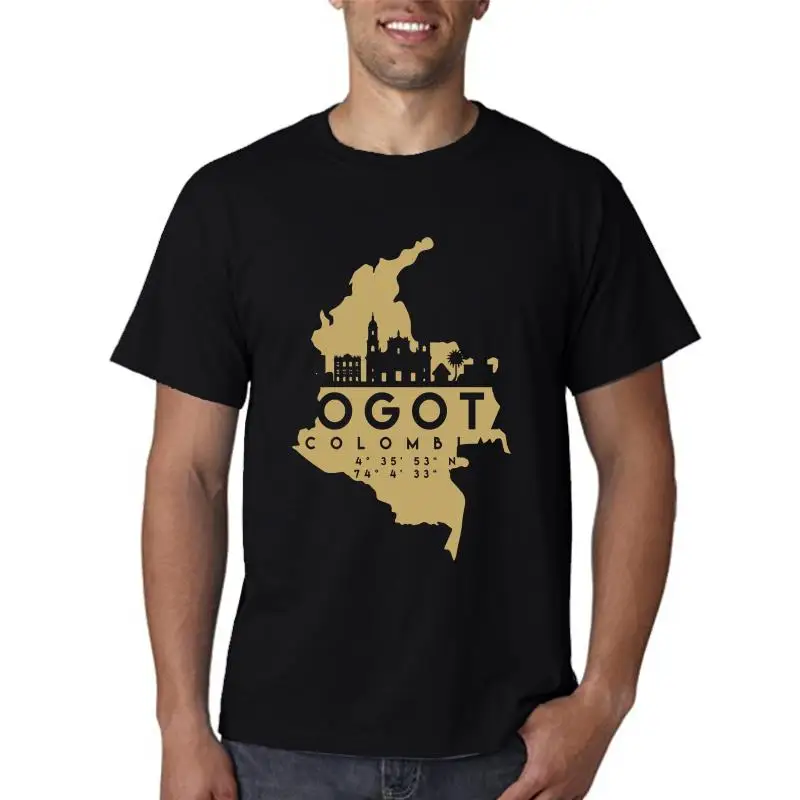 

Мужская футболка Bioi Faion Colombia Bogota, модный удобный хлопковый топ для повседневной одежды