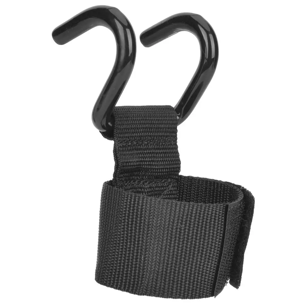 2Pcs Weight Lifting Hook Gloves Gym Grips Straps Wrist Support Training Equipment