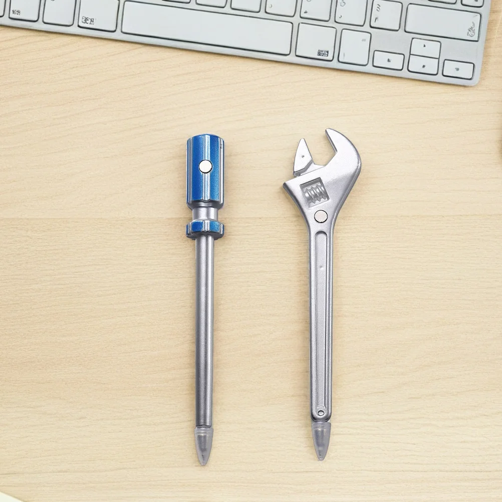 

6Pcs Hardware Tool Shape Ballpoint Pens Novelty Writing Pens Smooth Ink for Students School Office Creative Unique