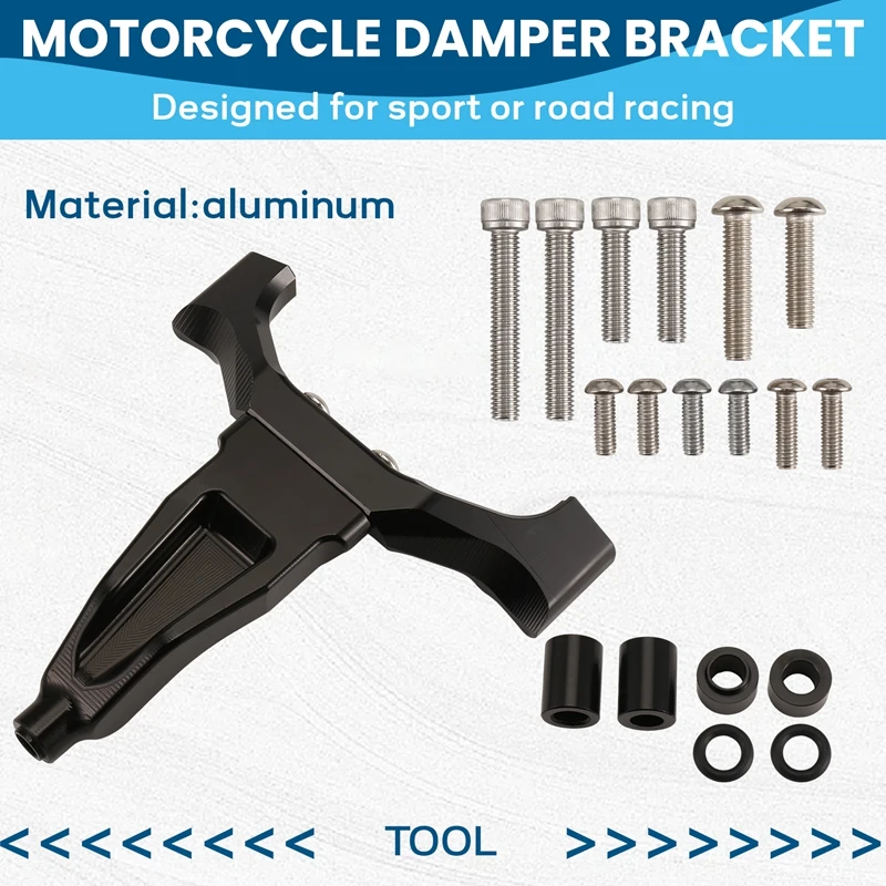 

M0t-rMotorcycle Accessories Stabilizer Steering Damper Mounting Bracket Kit Damper Kit for Yamaha MT-09 MT09 2024 2025