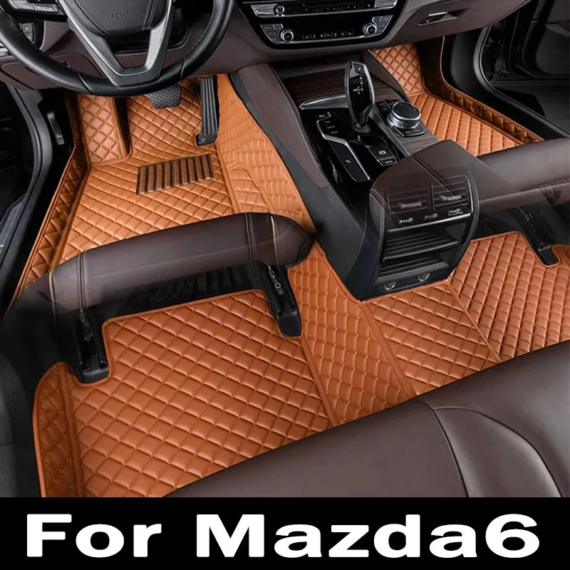 Car Floor Mats For Mazda6 Mazda 6 Atenza GH 2007~2011 Anti-dirt Pads Car Mats Full Set Waterproof Floor Mats Rug Car Accessories