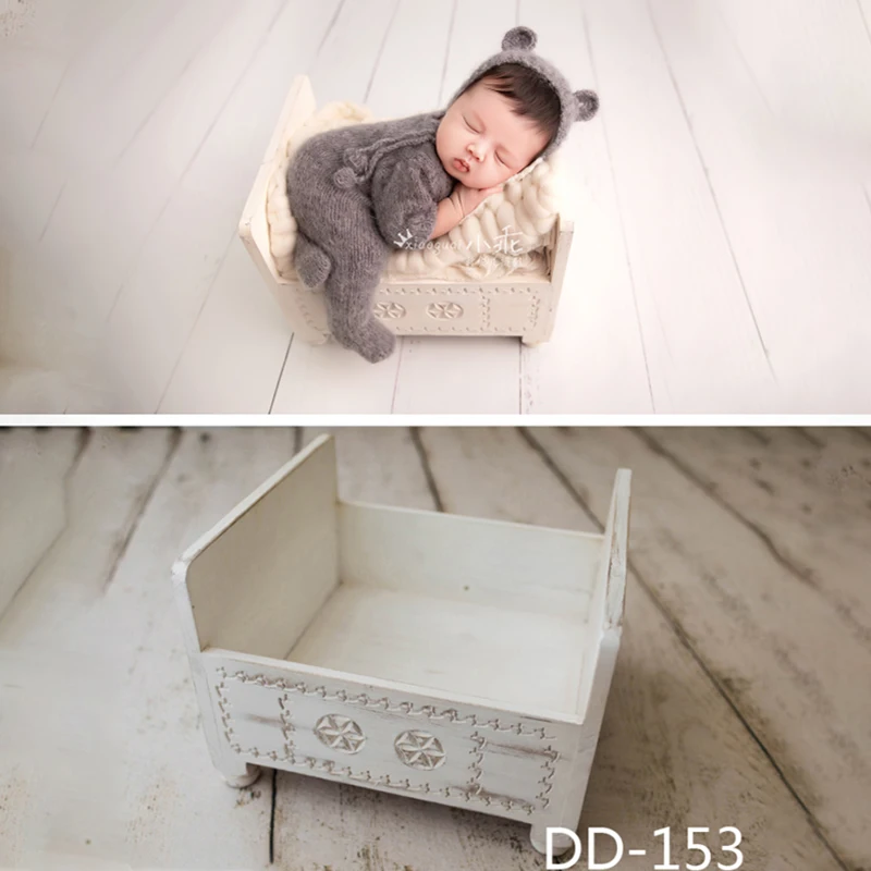 Retro Style Newborn Photography Props Old Style Infant Photo Container Baby Posing Photo Bed Boy Girl Studio Shooting Accessorie