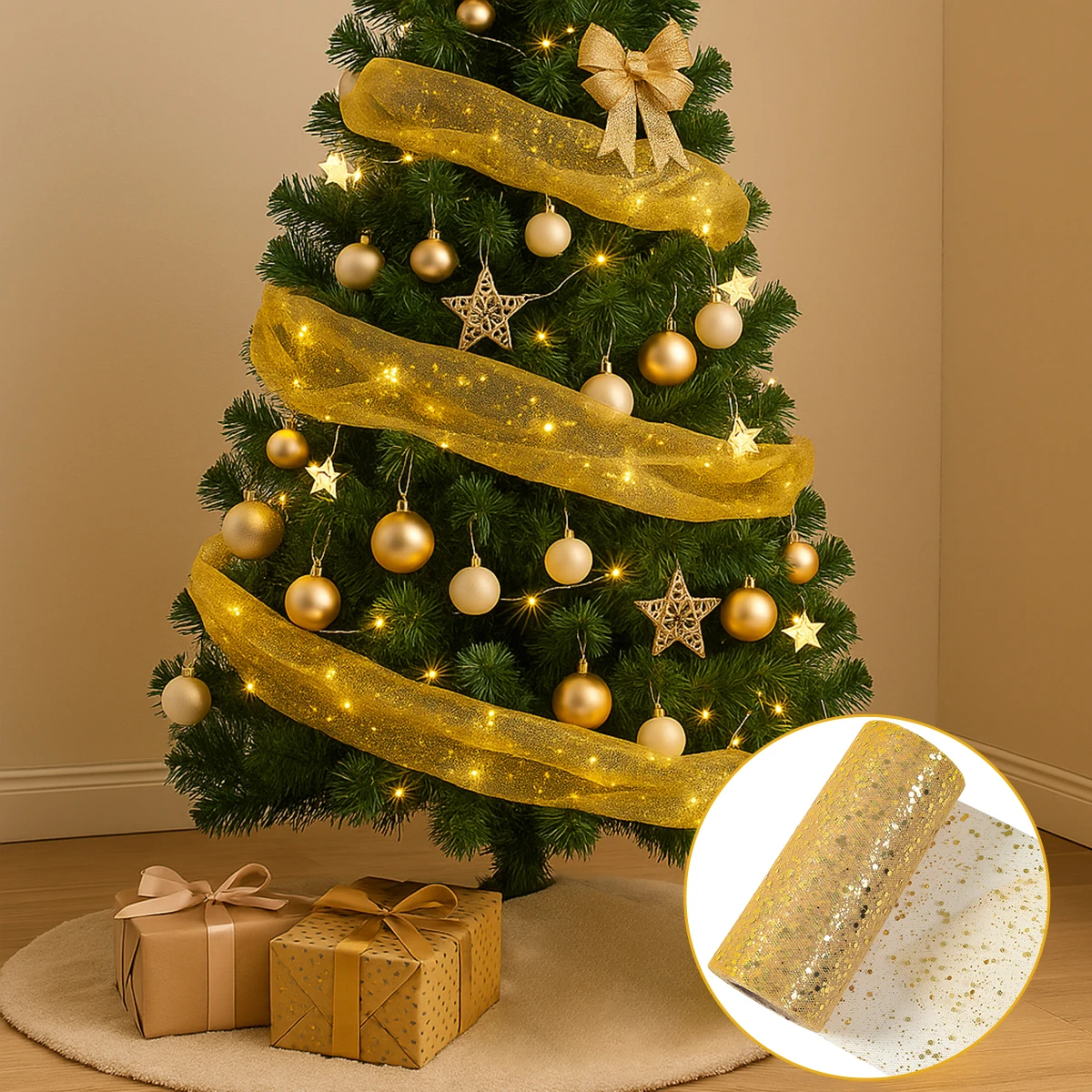 Glitter Tül Rulo Doğum Günü Pa - Organza Ribbon Spool incelemesi ve fiyatı