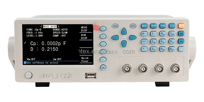 LCR 7030 High Precision 30kHz Bench Top Digital LCR Meter Impedance Meter with RS232 USB Handler