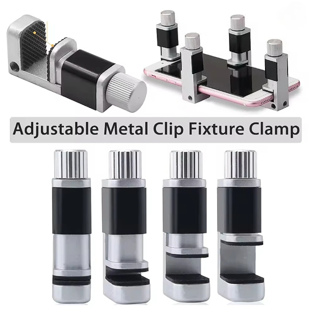 

Phone Fixing Fixture Clip Set Mobile Phone Screen Fixed Repair Tools Adjustable Metal Fastening Clamp Tablet Repair LCD Screen