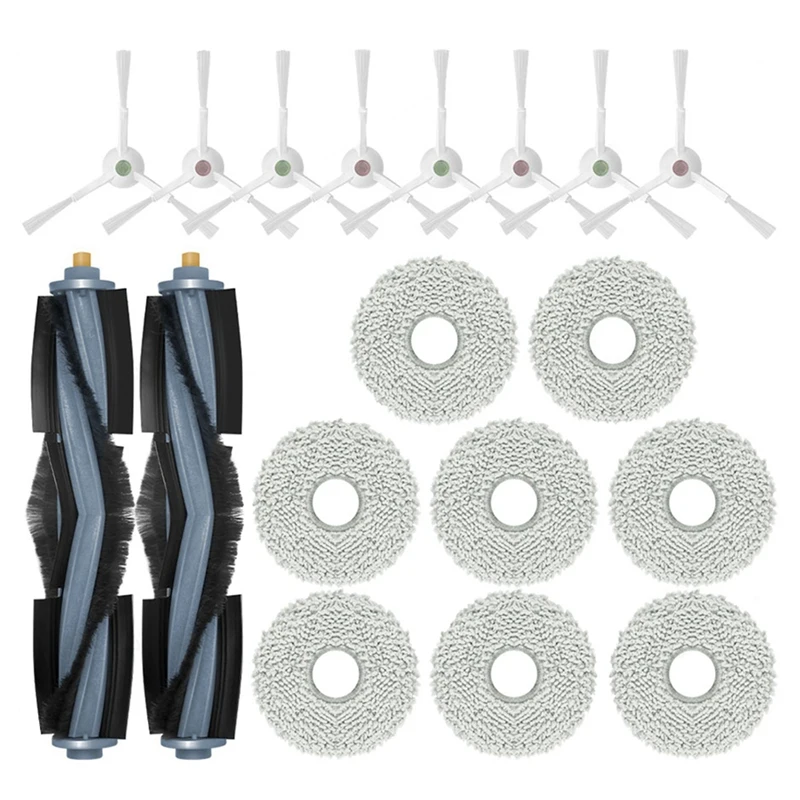 1 комплект запасных частей, пригодных для Yeedi Floor 3, робот-пылесос, запасные части, аксессуары, основная боковая щетка, ткань для швабры