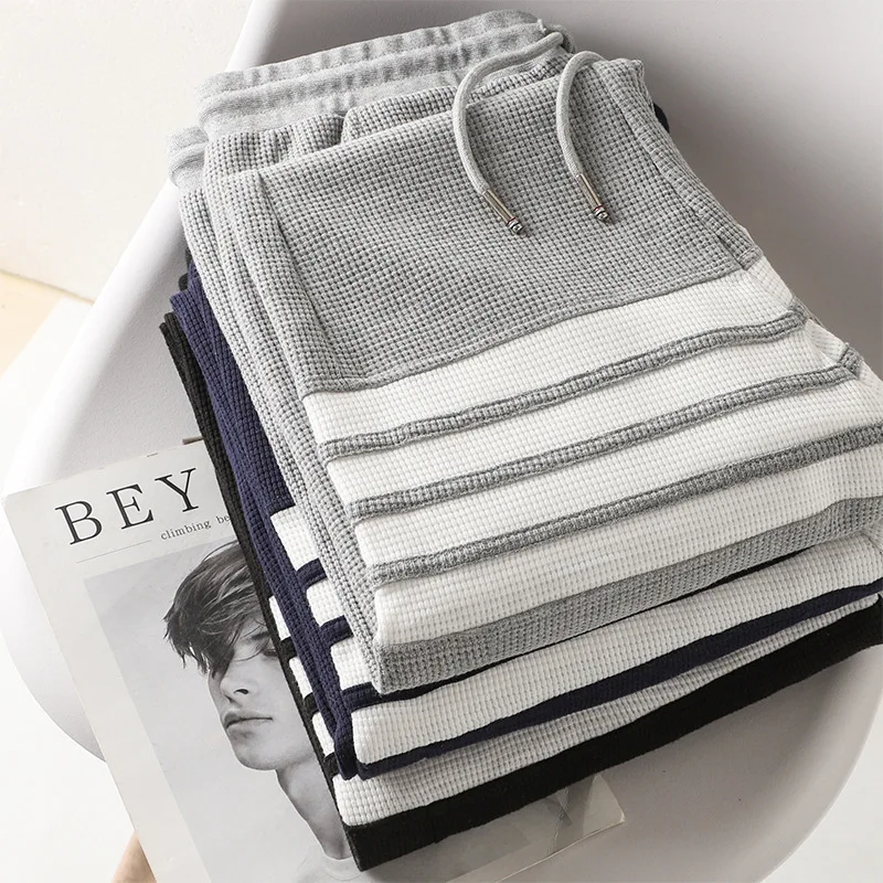 سراويل تقليدية للرجال 2025 سراويل رياضية غير رسمية جديدة رفيعة للخريف والشتاء ، سراويل قصيرة متعددة الاستخدامات للرجال في اتجاه الشباب ، سراويل طويلة tr #1