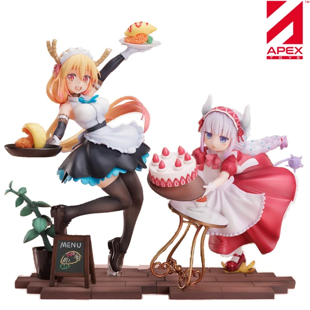 Stock Original Apex-toys Miss Kobayashi's Dragon Maid Tohru Kanna Kamui Canna  Maid Cafe Ver Anime Figure Model Action Toys Gifts - Action Figures -  AliExpress