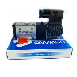 1Pcs DC12V DC24V AC220V 3V210-08 2 Position 3 Way 1/4 PT Air Pneumatic Solenoid Valve