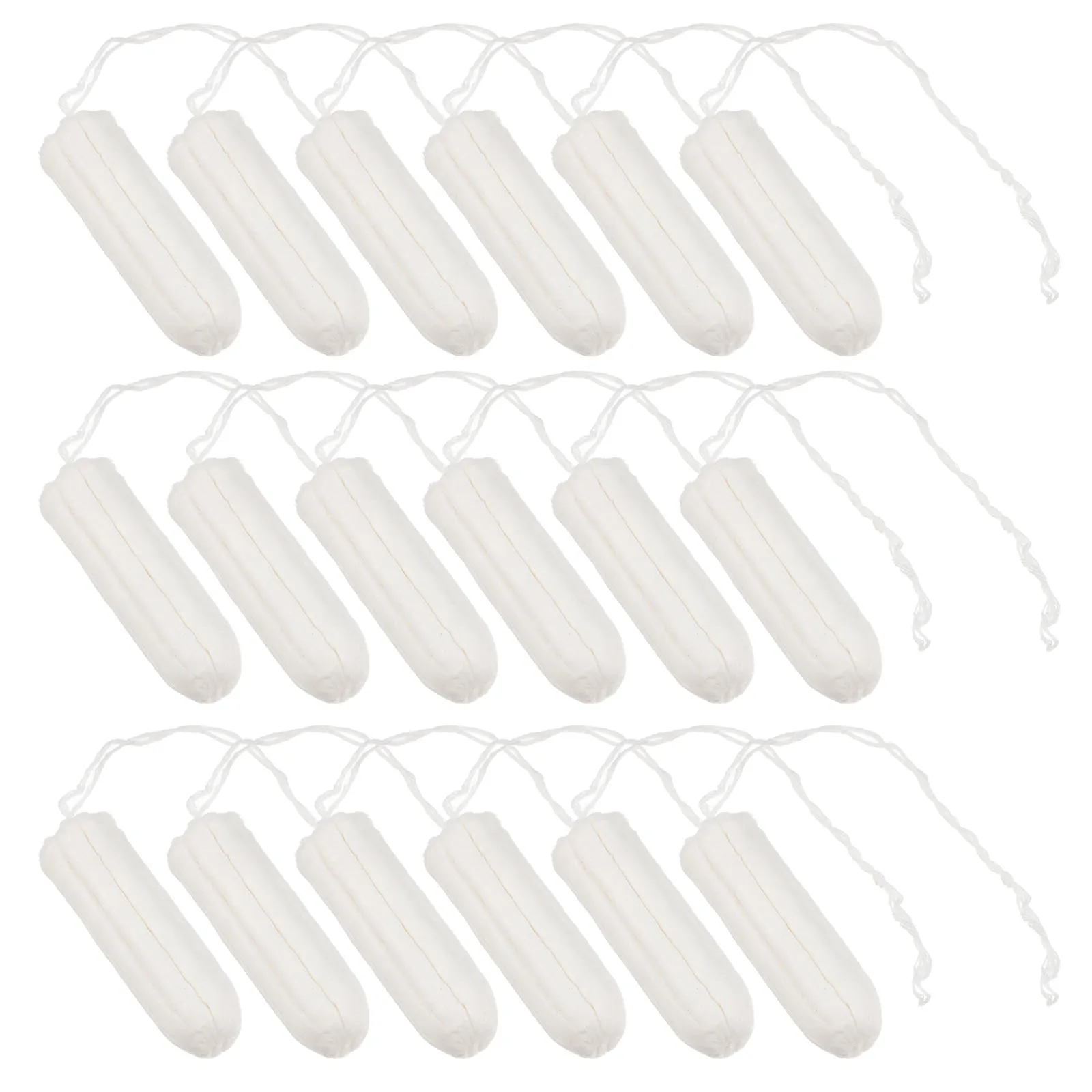 

30Pcs Sanitary Tampon Cotton Safe Reliable Compact Finger Push- Comfortable Women Menstrual Supplies Travel
