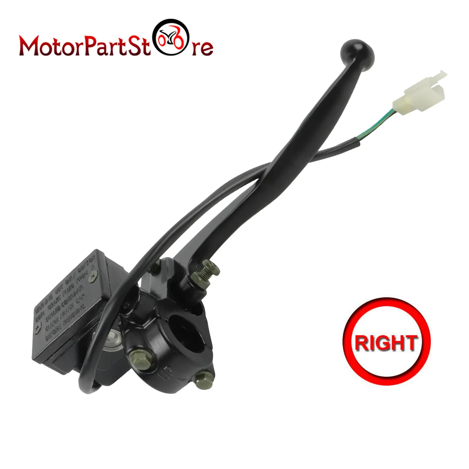 Right 7/8'' Motorcycle Hydraulic Brake Cylinder Master Clutch Lever for Yamaha XT600 XT550 XT350 TT250 XT225 ATV Quad Moped