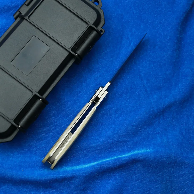 LEMIFSHE deer antler stalk steel handle m390 blade folding knife pocket survival EDC tool camping hunting outdoor knife