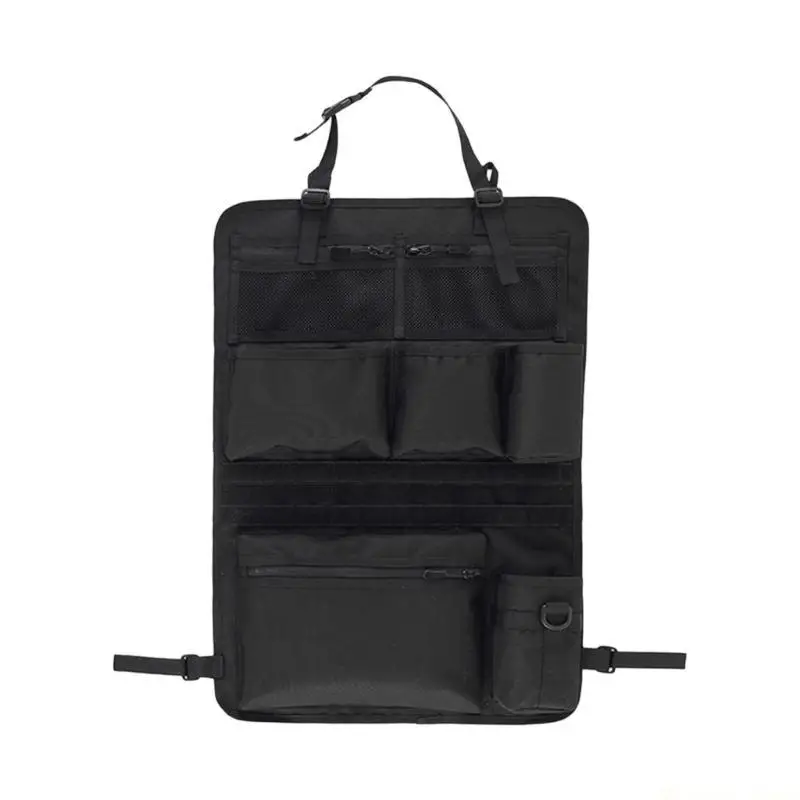 31BE Car Back Organiser With Multiple Pockets Waterproof Oxford Fabric Car Storage Bag For Vehicle Organization