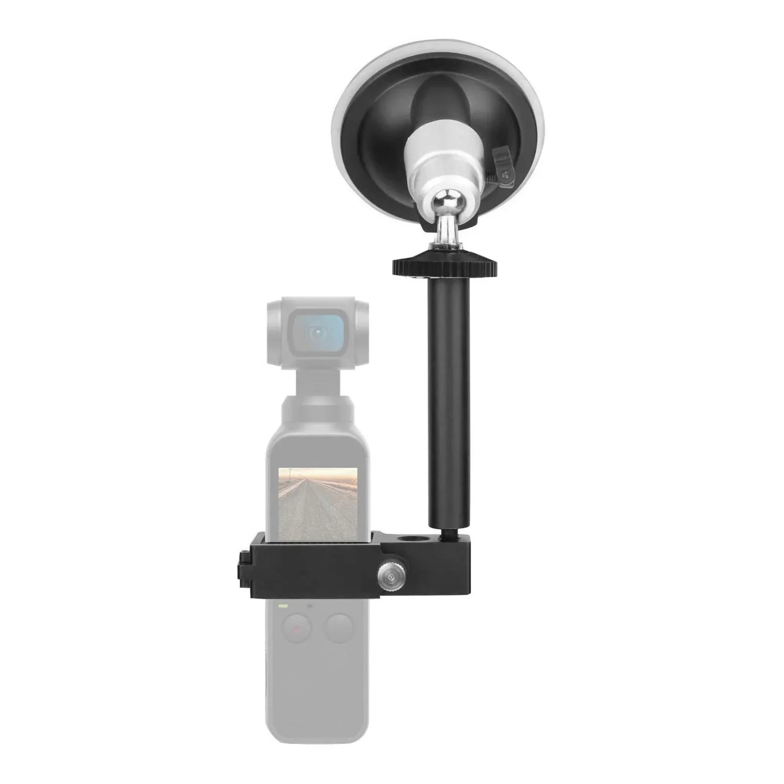 Camera Car Bracket Suction Cup Holder Windshield Mount Stand Aluminum Alloy for DJI Osmo Pocket/ Pocket 2 Action Camera