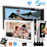 1080P Video Intercom Wifi 7/10 Inch Monitor Kit for Apartment System Home Security Wired Doorbell Card Swipe Private House Tuya