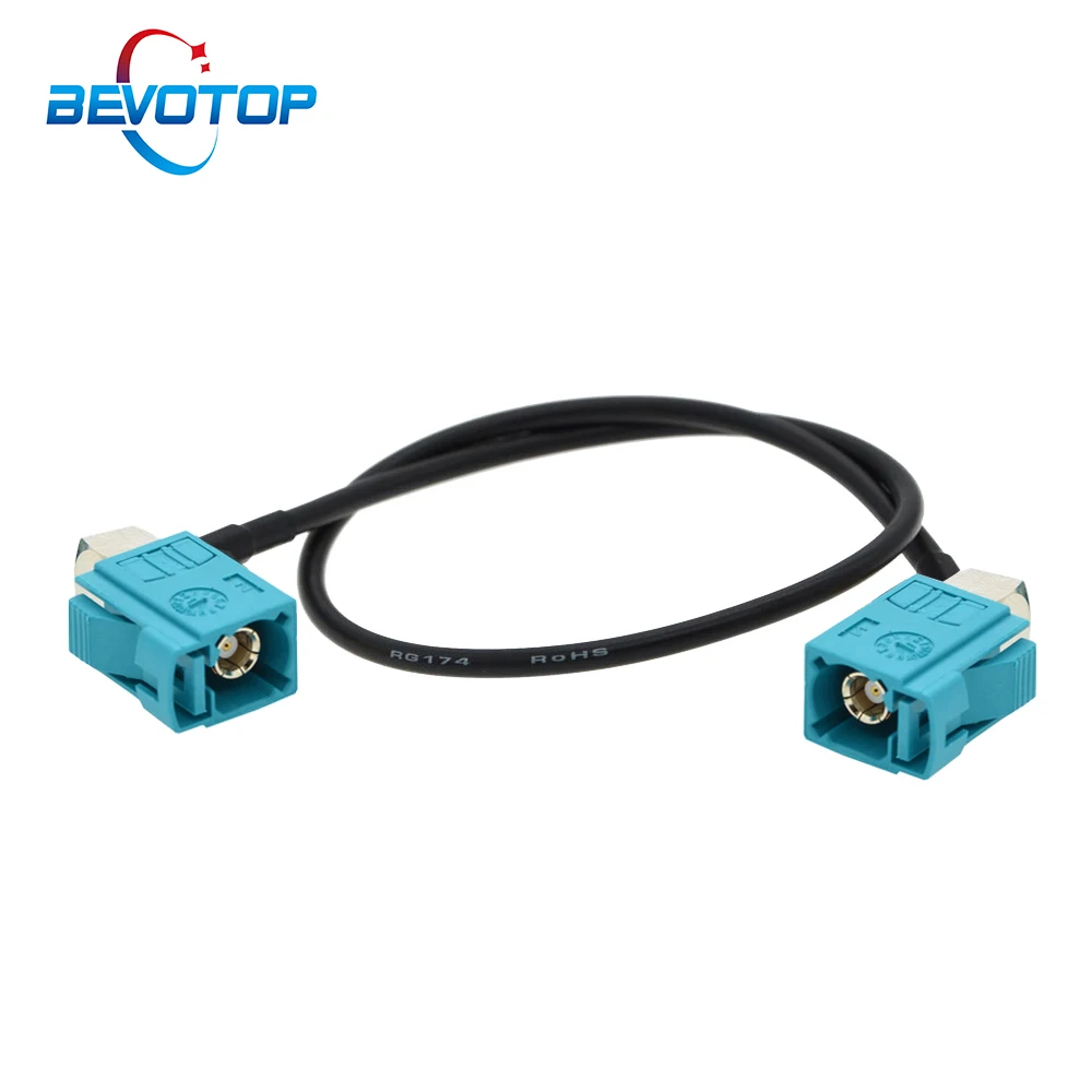 

1PCS Fakra Z Male to Fakra Z Female 90 Degree Jack Car Navigation GPS Antenna Adapter Extension Cable RG174 RF Coaxial Pigtail