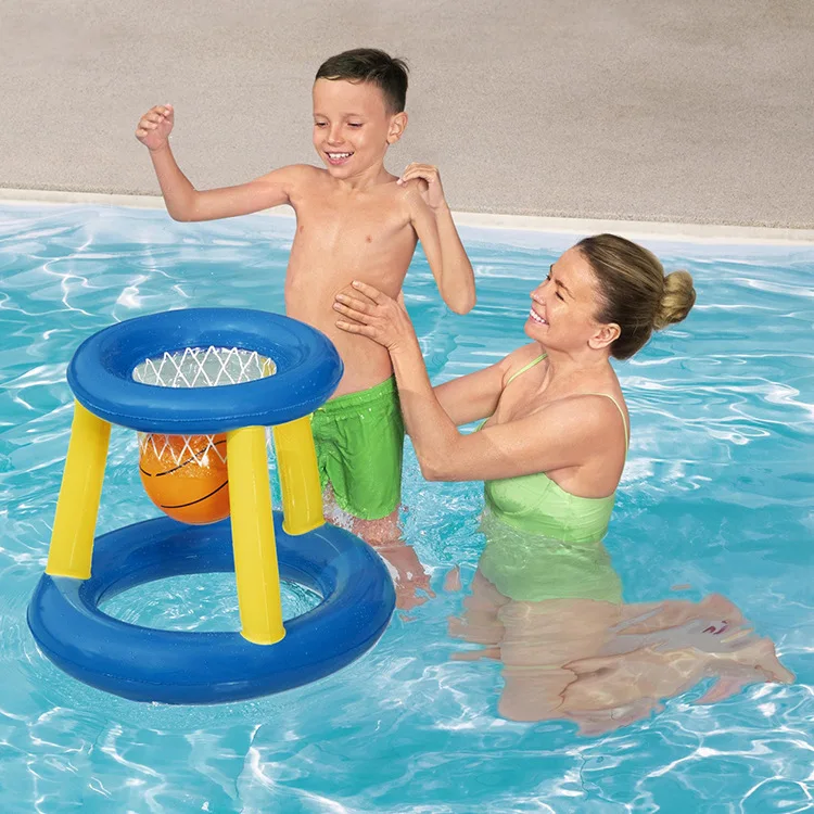 Outdoor-Schwimmbad Zubehör aufblasbare Ring werfen Ferrule Spiel Set schwimmende Pool Spielzeug Strand Spaß Sommer Wasserspiel zeug