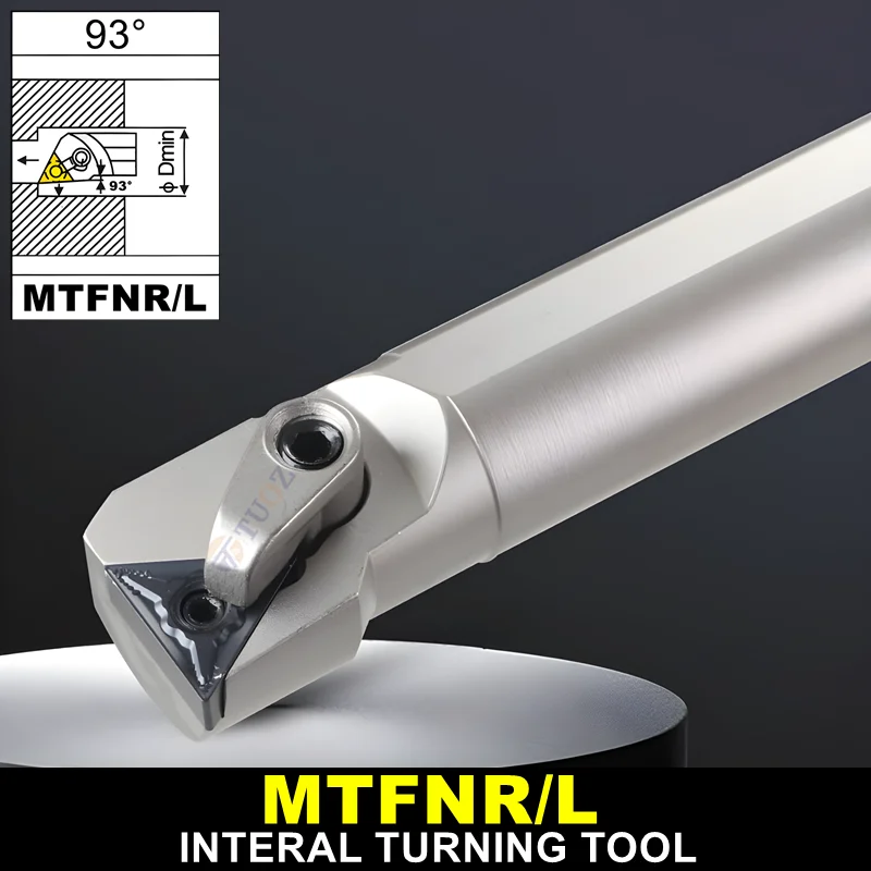 

TUOZ MTFNR 91° Lathe Tools S16Q-MTFNR16 S20R-MTFNR16 S25S-MTFNR16 S16Q-MTFNL16 S20R-MTFNL16 S25S-MTFNL16 Internal Turning tools