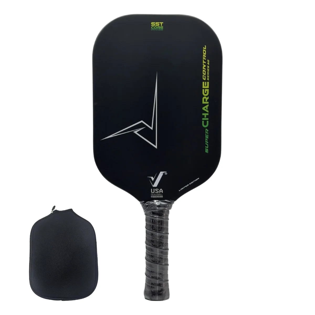 

SONGYI Thermoformed Edgeless Pickleball Paddle T700 Carbon Fiber Pickleball Rackets with Non-Slip Comfort Grip Super Control