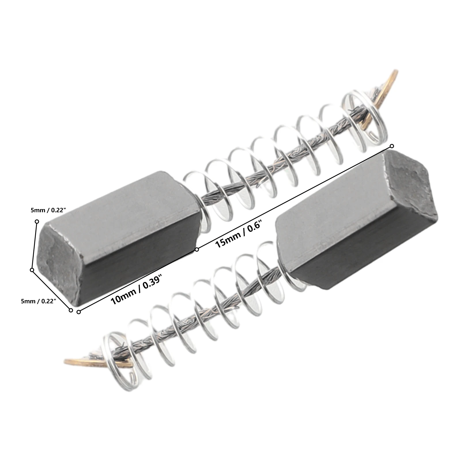 

Набор из 10 угольных щеток 10x5x5 мм для замены электродвигателя, совместимых с различными электроинструментами и дрелями.