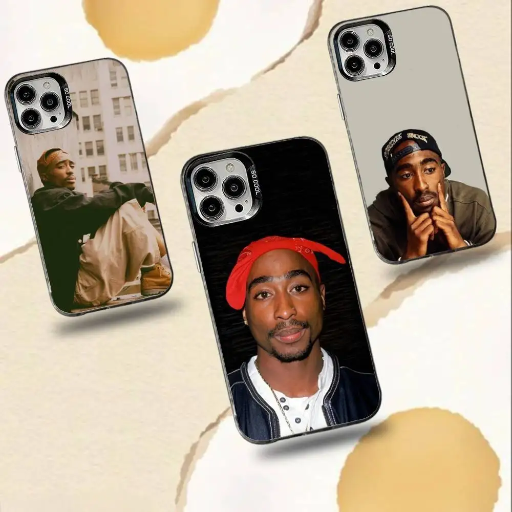

2pac-c Singer T-Tupac Phone Case For iPhone 16,15,14,13,12,11,Pro,Max,Plus,Mini,XS,SE Anti Fall Black Matte Hard Bumper