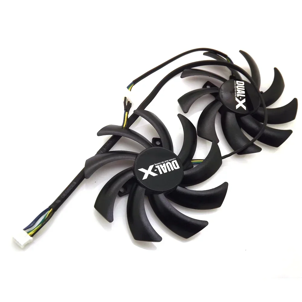 2pcs/lot FD7010H12S 85mm For Sapphire R9 280X VAPOR-X R9 270X HD7950 HD7970 Graphics Card Cooling Fan 4Pin