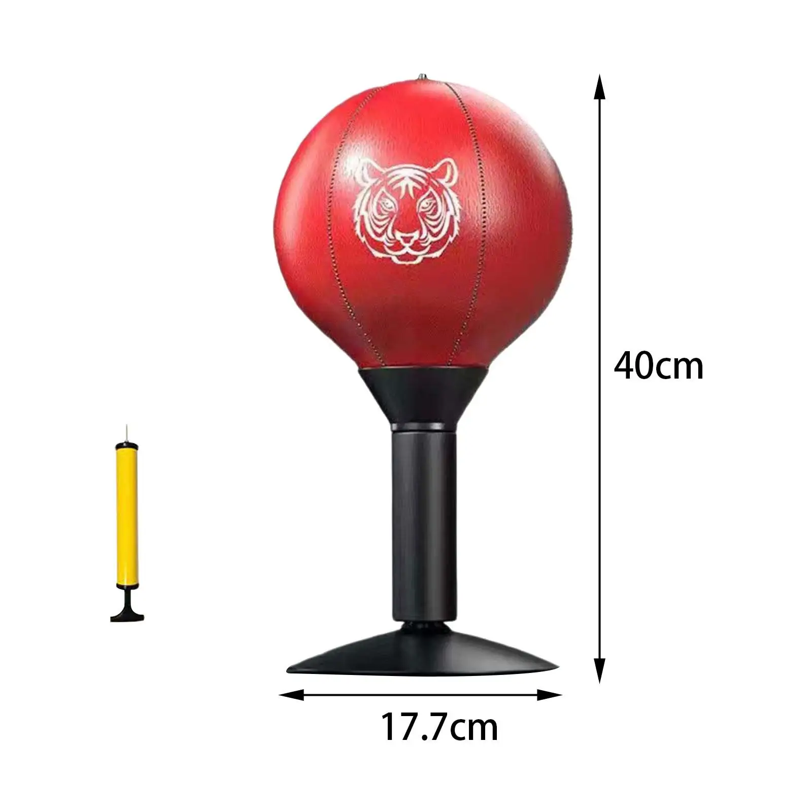 Desktop Punching Bag Boxing Ball Fight Skill MMA Sparring with Air Pump with Suction Base for Adult Kids Home Gym Training