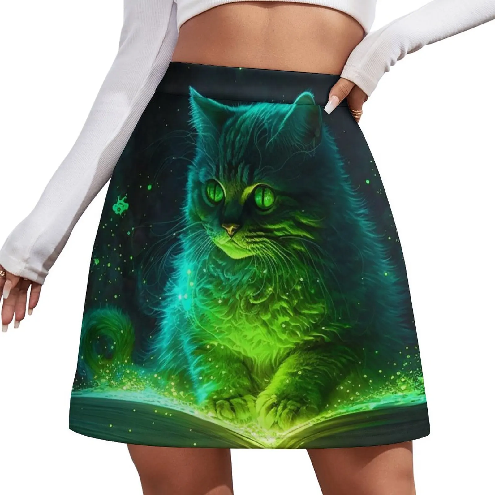 

Cat Magic Mini Skirt clothes skirts for women korean luxury clothing