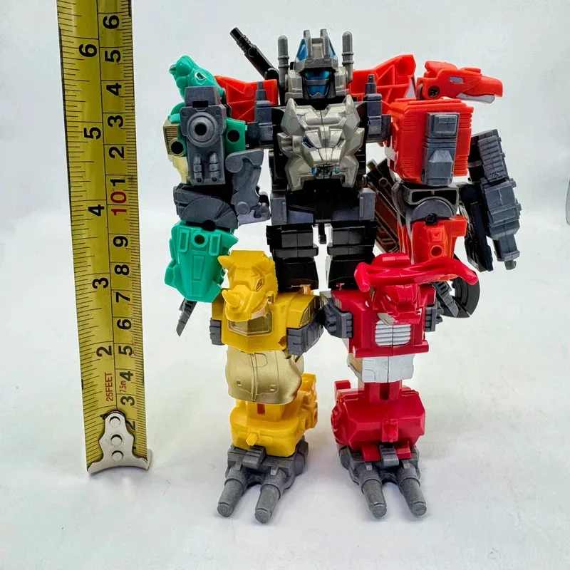 Robot de bestia mecánica transformación 16CM 5 en 1 Predacons Predaking figura de acción Robot juguetes regalo para niños en Stock